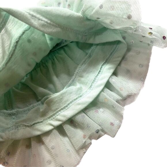 Baby Starters Tulle Ruffle Tutu Skirt Newborn Gold Glitter Dot Mesh Partywear - Picture 4 of 6